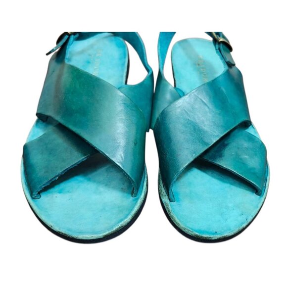 Brador RIO PETROLIO SANDALS Leather sandals Shoes made in Italy Size EU40/US10 - Picture 4 of 12